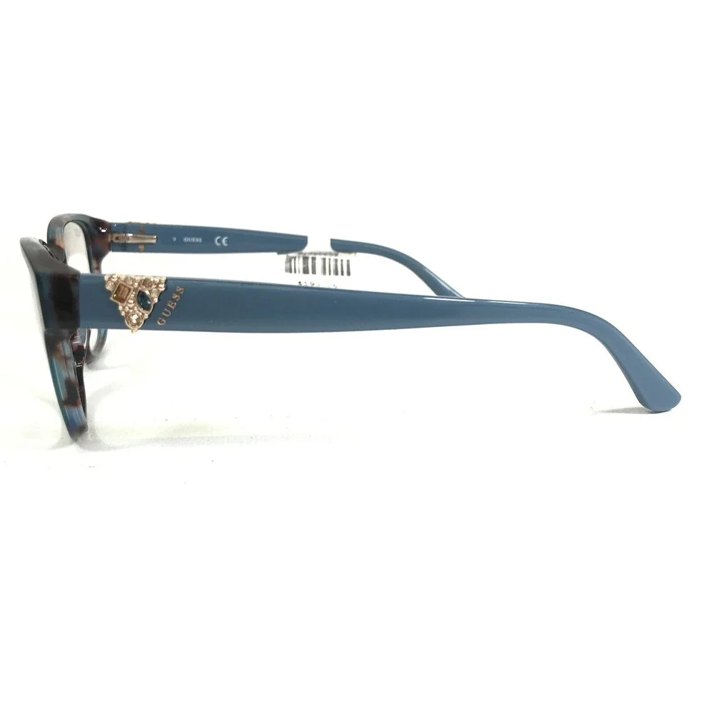 Guess Eyeglasses Frames GU2854-S 092 Blue Tortoise Square Full Rim 53-16-140